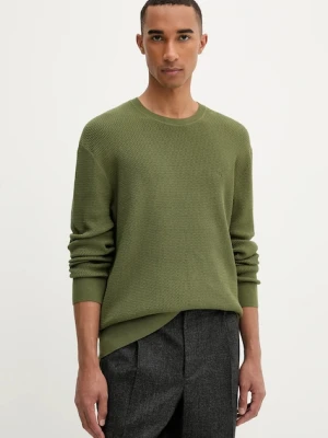 Calvin Klein sweter męski kolor zielony lekki LV04LB327G