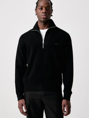 Calvin Klein sweter męski z wiskozą czarny
