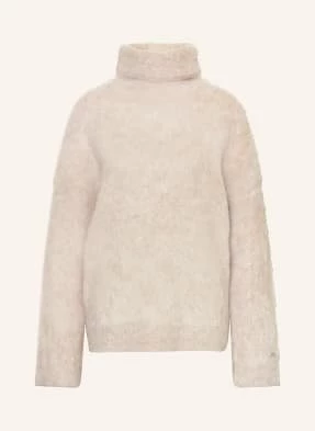 Calvin Klein Sweter Oversized Z Alpaki grau
