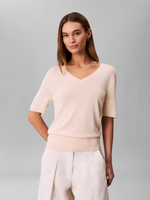 Zdjęcie produktu Calvin Klein Sweter | Regular Fit beżowy