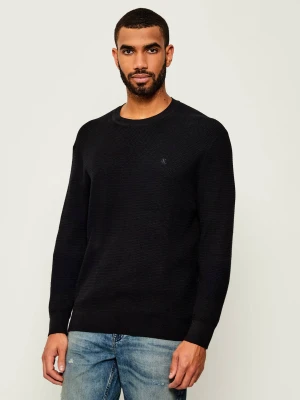 Calvin Klein Sweter | Regular Fit czarny