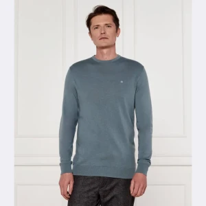 Calvin Klein Sweter | Regular Fit | z dodatkiem jedwabiu