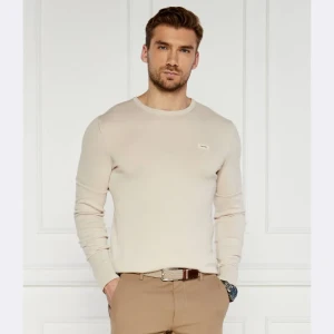 Calvin Klein Sweter | Regular Fit | z dodatkiem jedwabiu