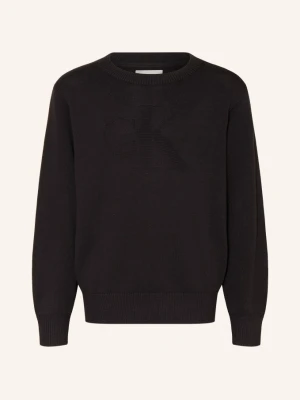 Calvin Klein Sweter schwarz CZARNY