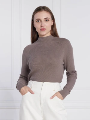 Calvin Klein Sweter | Slim Fit | z dodatkiem wełny