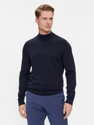 Calvin Klein Sweter Superior K10K110424 Granatowy Regular Fit