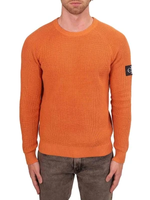 Calvin Klein Sweter w kolorze pomarańczowym rozmiar: L