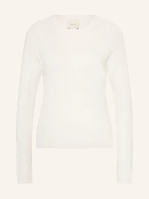 Calvin Klein Sweter weiss BIAŁY