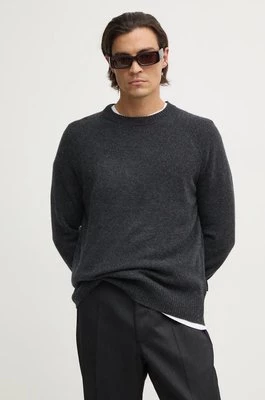 Calvin Klein sweter wełniany męski kolor szary K10K113388