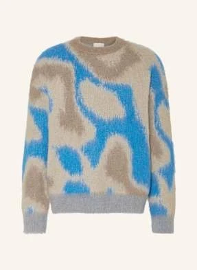 Calvin Klein Sweter Z Dodatkiem Alpaki blau
