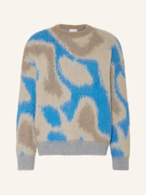 Calvin Klein Sweter Z Dodatkiem Alpaki blau