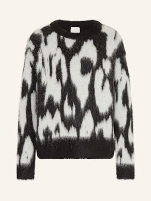 Calvin Klein Sweter Z Dodatkiem Alpaki schwarz