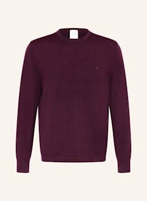 Calvin Klein Sweter Z Wełny Merino braun