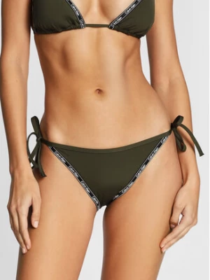 Calvin Klein Swimwear Dół od bikini KW0KW01711 Zielony