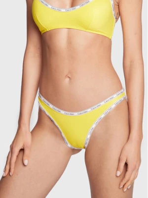 Calvin Klein Swimwear Dół od bikini KW0KW01952 Żółty