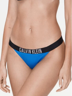 Calvin Klein Swimwear Dół od bikini KW0KW01984 Niebieski