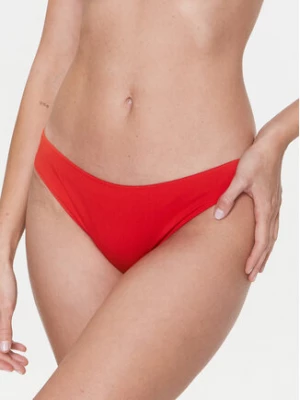Calvin Klein Swimwear Dół od bikini KW0KW01987 Czerwony