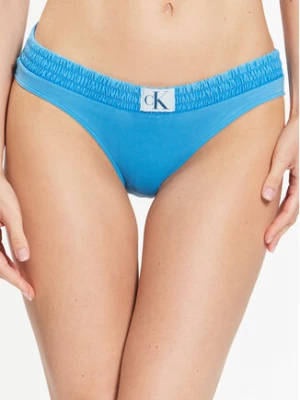 Calvin Klein Swimwear Dół od bikini KW0KW01990 Niebieski