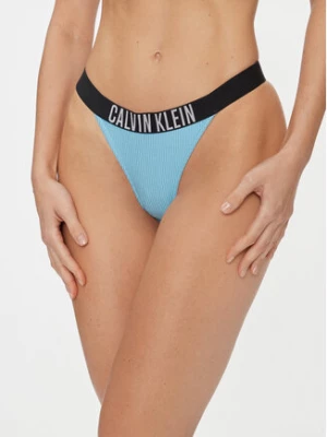 Calvin Klein Swimwear Dół od bikini KW0KW02019 Niebieski