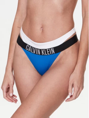 Calvin Klein Swimwear Dół od bikini KW0KW02020 Niebieski