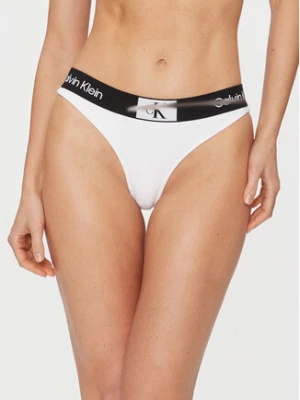 Calvin Klein Swimwear Dół od bikini KW0KW02258 Biały