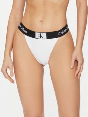 Calvin Klein Swimwear Dół od bikini KW0KW02259 Biały