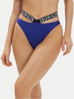Calvin Klein Swimwear Dół od bikini KW0KW02391 Granatowy