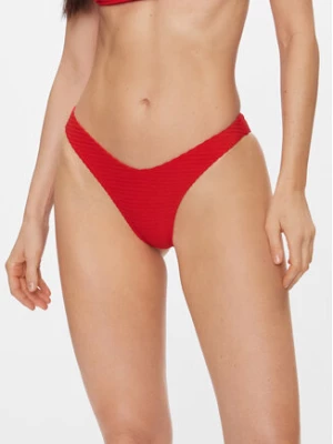 Calvin Klein Swimwear Dół od bikini KW0KW02471 Czerwony