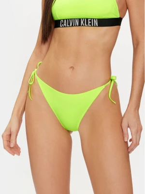 Calvin Klein Swimwear Dół od bikini KW0KW02508 Zielony