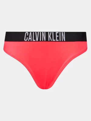 Calvin Klein Swimwear Dół od bikini KW0KW02509 Czerwony