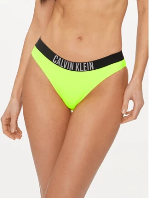 Calvin Klein Swimwear Dół od bikini KW0KW02509 Zielony