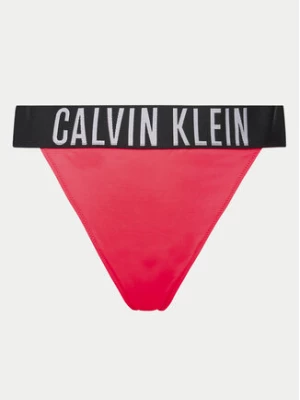 Calvin Klein Swimwear Dół od bikini KW0KW02665 Czerwony