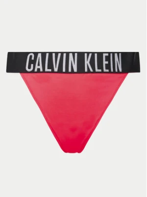 Calvin Klein Swimwear Dół od bikini KW0KW02665 Czerwony