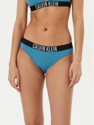 Calvin Klein Swimwear Dół od bikini KW0KW02856 Niebieski