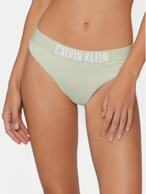 Calvin Klein Swimwear Dół od bikini LV00Q61221 Zielony