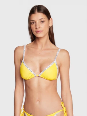 Calvin Klein Swimwear Góra od bikini KW0KW01945 Żółty