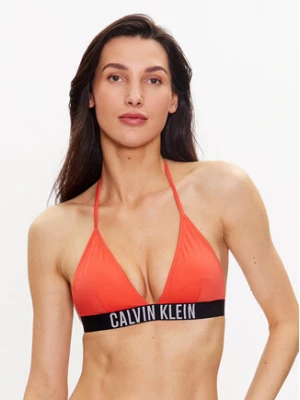 Calvin Klein Swimwear Góra od bikini KW0KW01963 Pomarańczowy