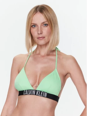 Calvin Klein Swimwear Góra od bikini KW0KW01963 Zielony