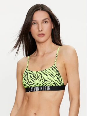 Calvin Klein Swimwear Góra od bikini KW0KW02333 Zielony