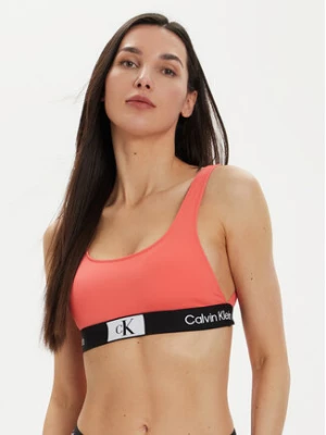 Calvin Klein Swimwear Góra od bikini KW0KW02354 Koralowy