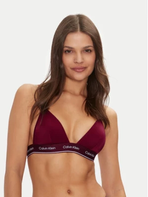 Calvin Klein Swimwear Góra od bikini KW0KW02424 Bordowy