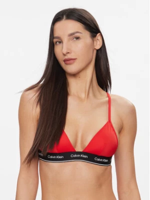 Calvin Klein Swimwear Góra od bikini KW0KW02424 Czerwony
