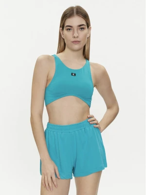 Calvin Klein Swimwear Góra od bikini KW0KW02442 Turkusowy