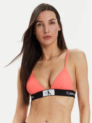 Calvin Klein Swimwear Góra od bikini KW0KW02451 Koralowy
