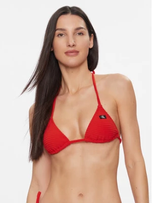 Calvin Klein Swimwear Góra od bikini KW0KW02466 Czerwony