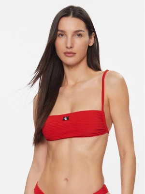 Calvin Klein Swimwear Góra od bikini KW0KW02467 Czerwony
