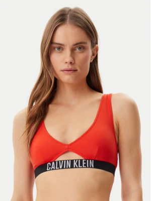 Calvin Klein Swimwear Góra od bikini KW0KW02745 Czerwony