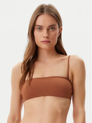 Calvin Klein Swimwear Góra od bikini KW0KW02845 Brązowy
