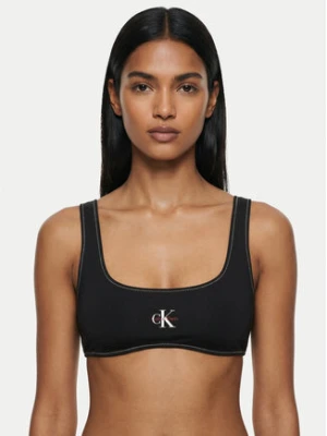 Calvin Klein Swimwear Góra od bikini LV00Q61100 Czarny