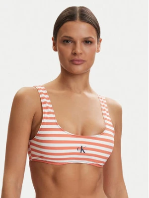 Calvin Klein Swimwear Góra od bikini LV00Q61100 Pomarańczowy